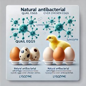 鵪鶉蛋和雞蛋的抗菌優勢比較